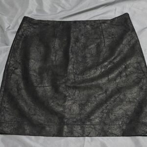 Jack by BB Dakota Textured Black Mini Skirt